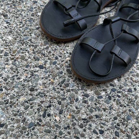 Madewell The Boardwalk Lace Up Sandals - Picture 4 of 8